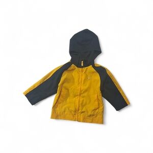 Nike Blue and Yellow Mesh Raincoat